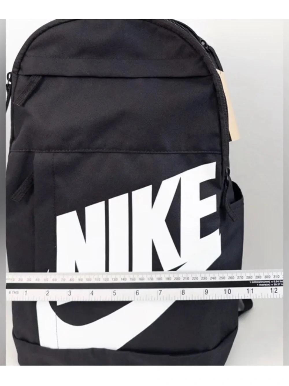 NWT NIKE Sportswear Unisex Black White Swoosh LOGO backpack Elemental 21l Bag